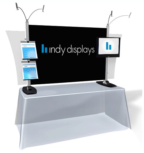 Exhibit Line Table Top Trade Show Displays - Indy Displays