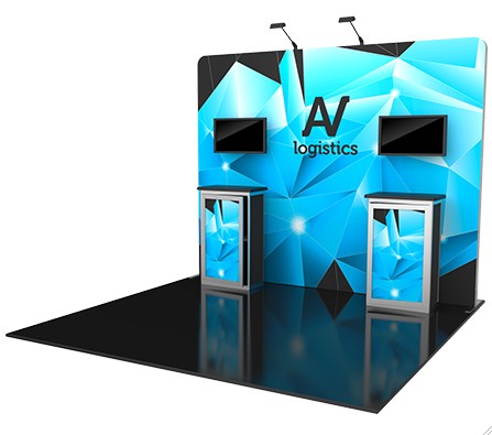 10' x 10' Hybrid Modular Displays - Indy Displays