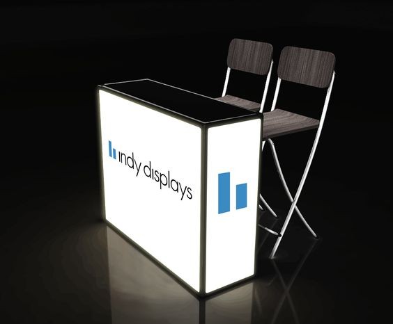 Backlit Trade Show Counters - Indy Displays